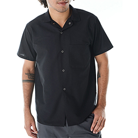 Unisex Short Sleeve Snap Front Chef Shirt: CW-CW1390