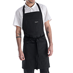 Essentials Unisex Multi Pocket Bib Apron: CW-CW1646