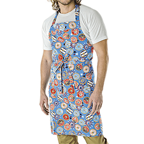 Classic Cotton Printed Bib Apron: CW-CW1650