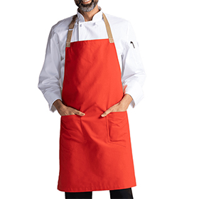 Canvas Two Pocket Bib Apron: CW-CW1692