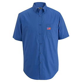 Edwards Edwards Mens' Short sleeve Stretch Poplin Shirt: ED-1231