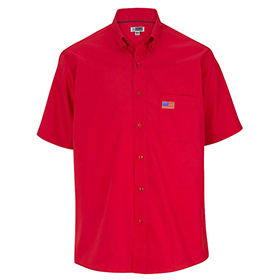 Edwards Men's Short Sleeve Soft Touch Poplin Shirt: ED-1245