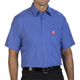 Edwards Men's Essential Broadcloth Short Sleeve Shirt: ED-1314