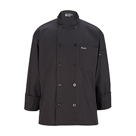 Edwards Unisex 10 Pearl Button Chef Coat: ED-3301