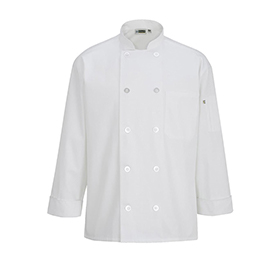 Edwards Unisex 10 Button Chef Coat With Back Mesh: ED-3363