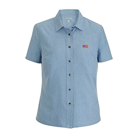 Edwards Women Camp Shirt: ED-5041