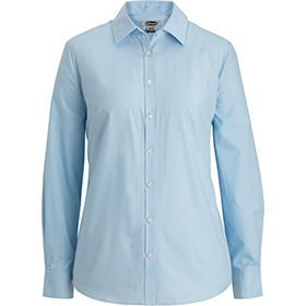 Edwards Women Essential Broadcloth Shirt Long Sleeve: ED-5354