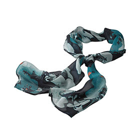 Edwards women Silk Chiffon Splatter Floral Scarf: ED-SC60