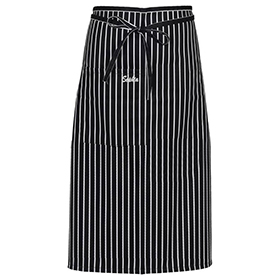 Fame Most Popular Bistro Apron - Silver: FA-F24