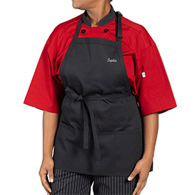 Adjustable Pocket Bib Apron: UT-3011