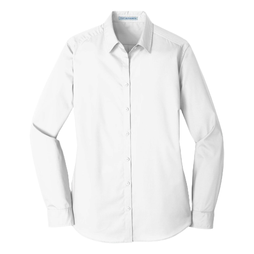Women'S Long Sleeve Carefree Poplin Shirt: CW-CW1338V3