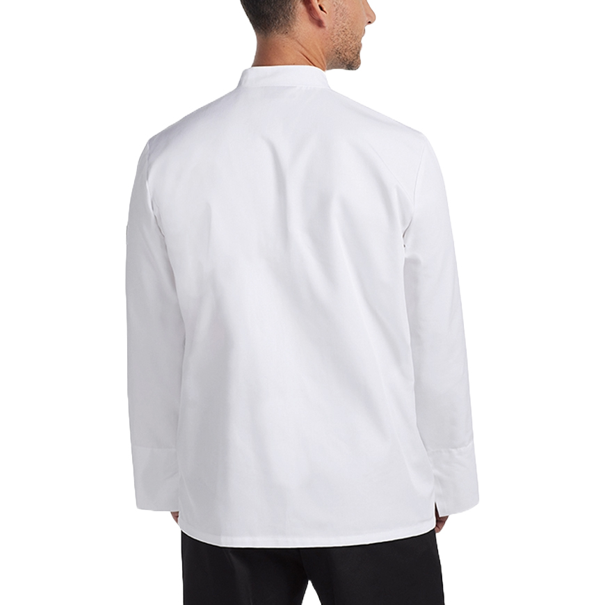 Unisex Relaxed Ls Essential Plastic Button Chef Coat: CW-CW4410V1