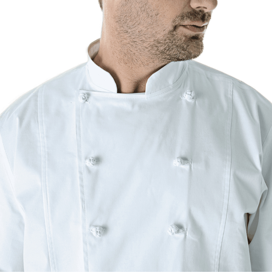 Mens Modern Short Sleeve Lightweight Stretch Chef Coat: CW-CW5121V2