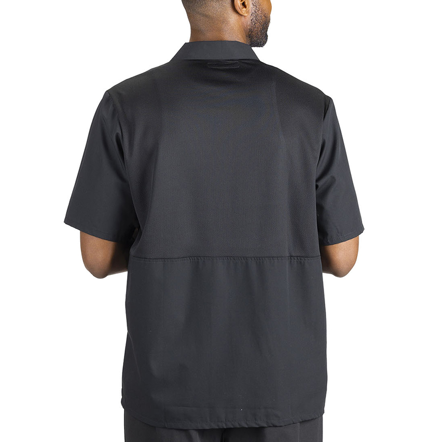 Edwards unisex Cook Shirt With Mesh Back: ED-1305V1