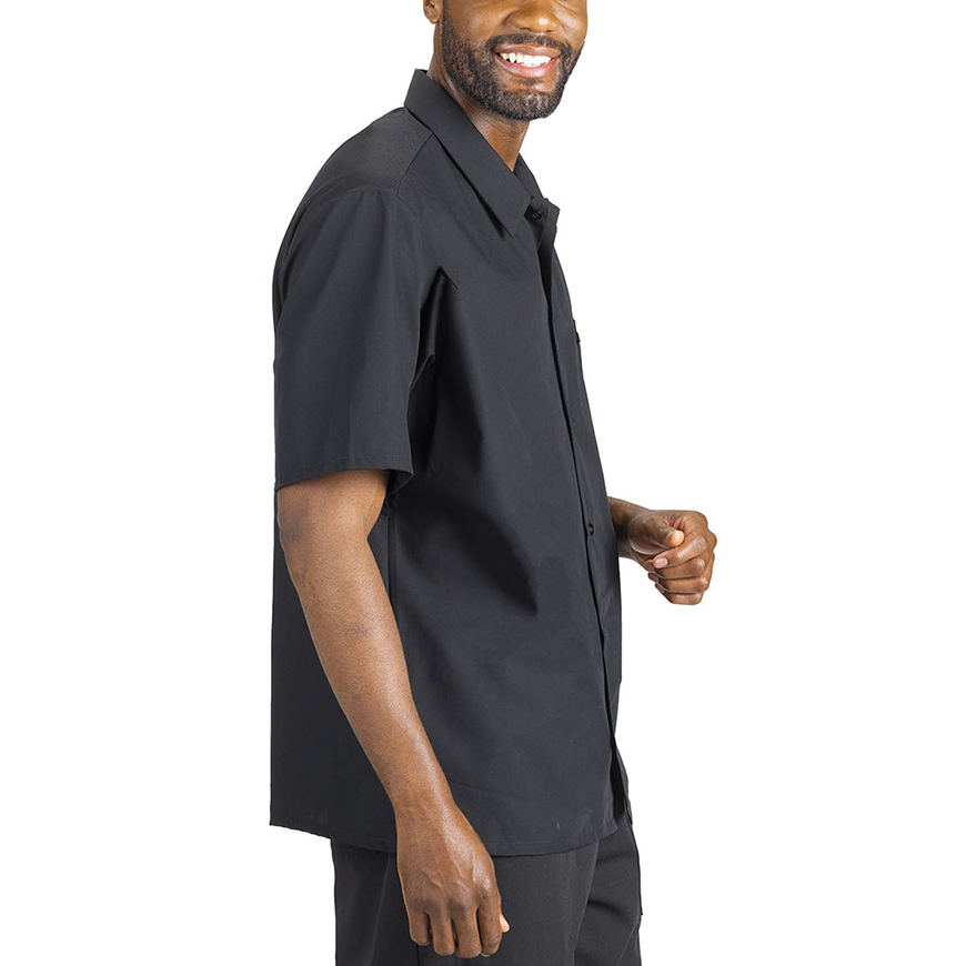 Edwards unisex Cook Shirt With Mesh Back: ED-1305V3