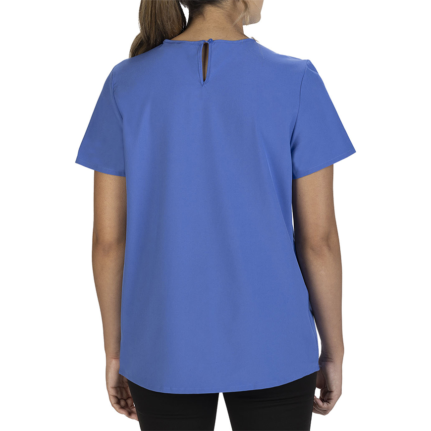 Edwards Women Jewel Neck Short Sleeve Blouse: ED-5224V1