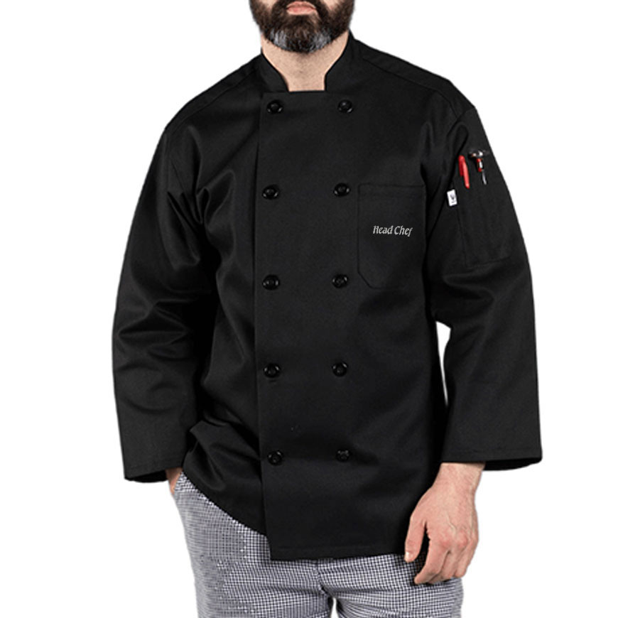 Uncommon Threads Three-Quarter Sleeve Chef Coat: UT-0410