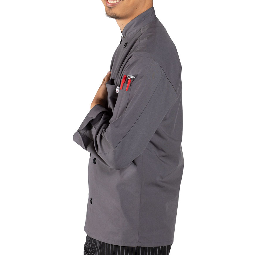 Classic Poplin Chef Coat: UT-0413V2