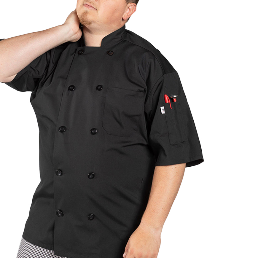 Delray Pro Vent Chef Coat: UT-0421V2